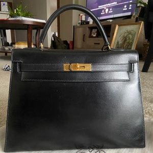 🔺SOLD🔺Hermes Kelly 32cm Sellier Box Calf leather